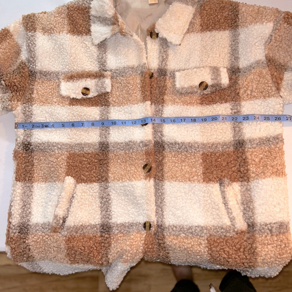 Oversized Teddy Bear Pendleton, Plaid, - image 1